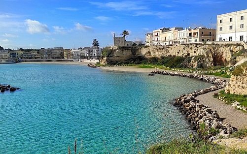 La spiaggia dei Gradoni a Otranto